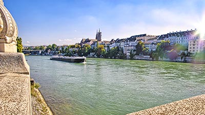 Basel am Rhein / Schweiz